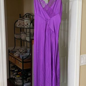 Small Undercover Wear long purple nightgown